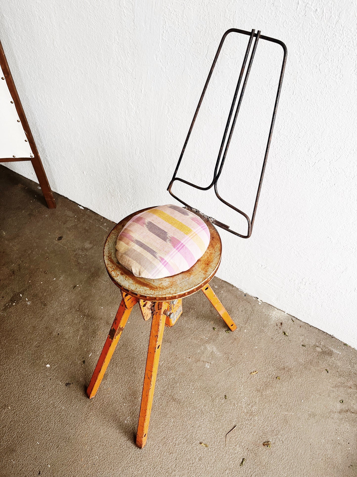 Industrial Folk Art Chair