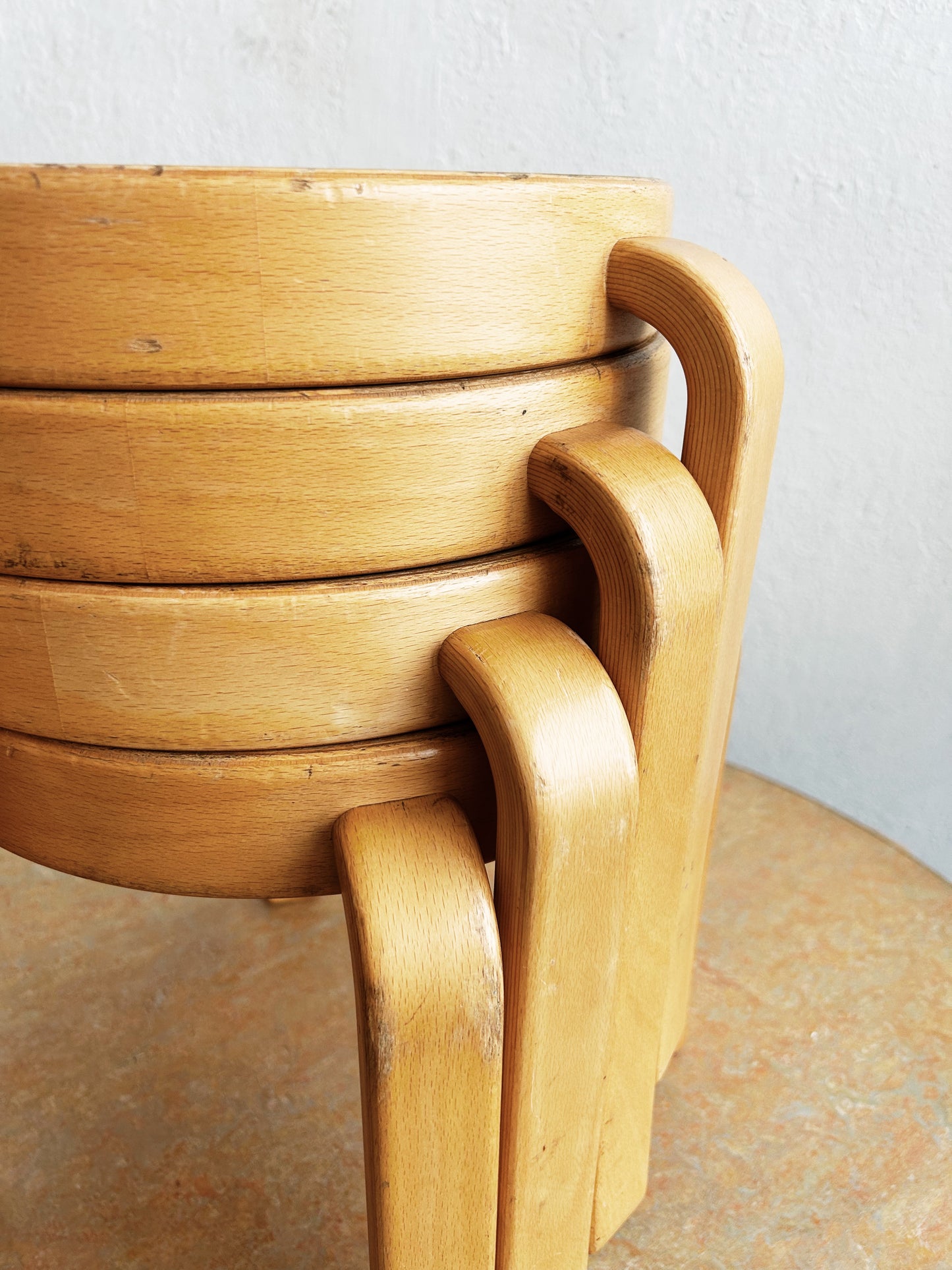 Vintage Magnus Olesen Kids Table and Stools Denmark