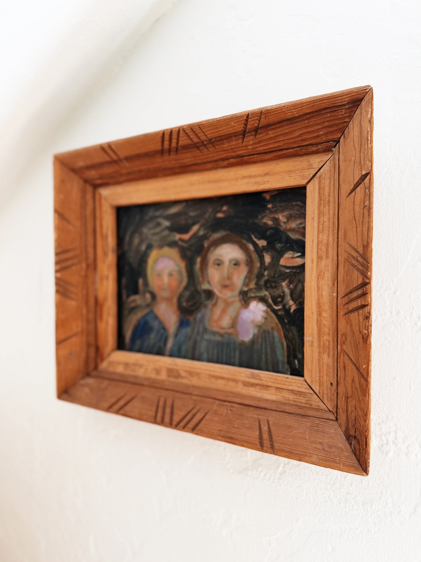 Antique Folk Art Painting