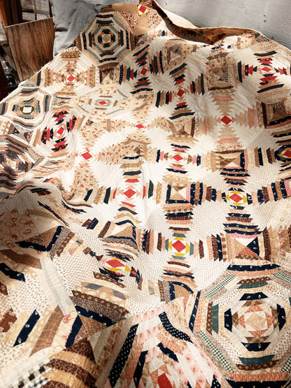 Stunning Antique Summer Quilt
