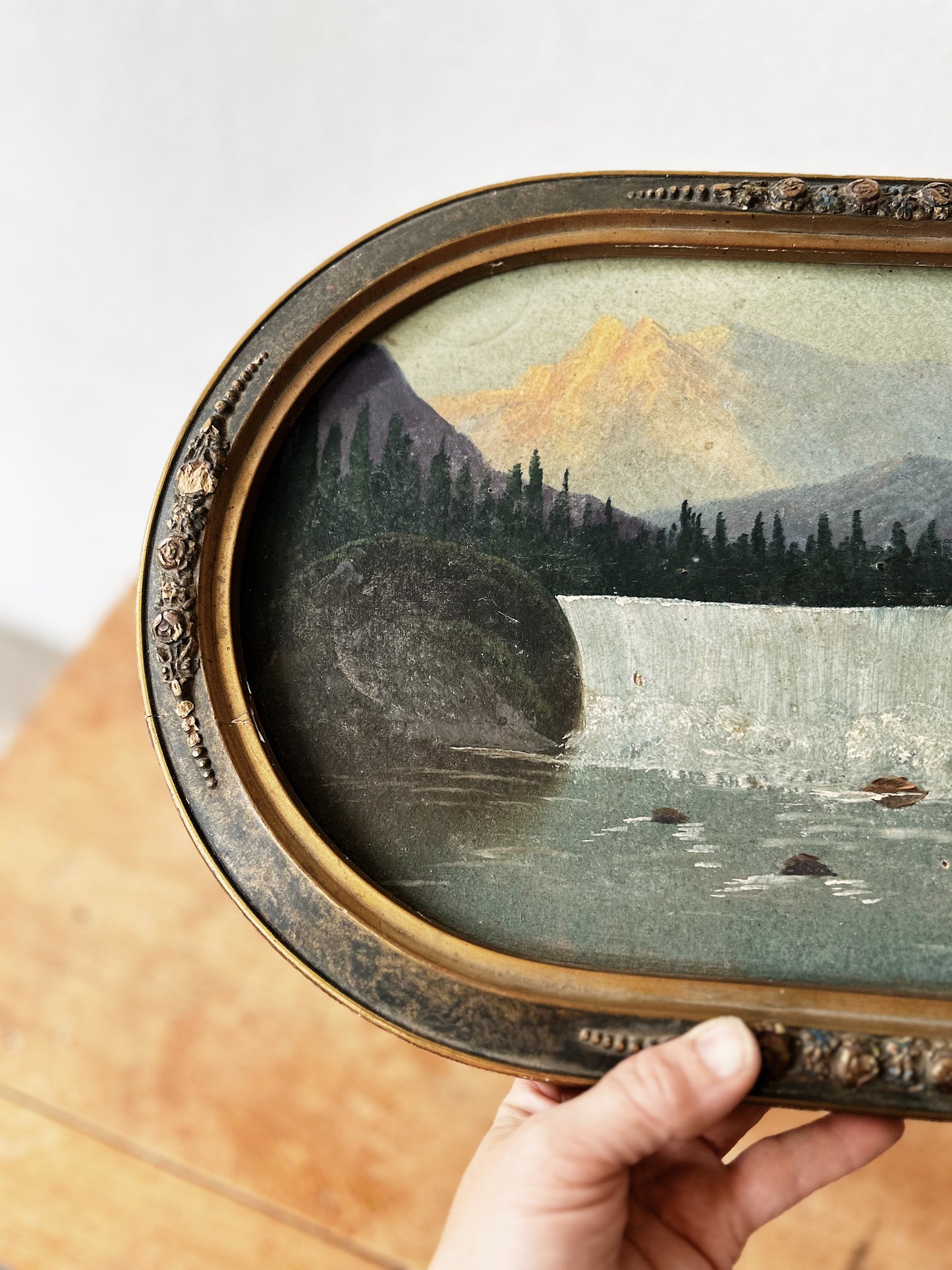 Antique Landscape Painting