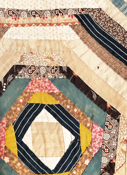 Stunning Antique Summer Quilt