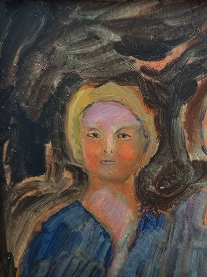 Antique Folk Art Painting