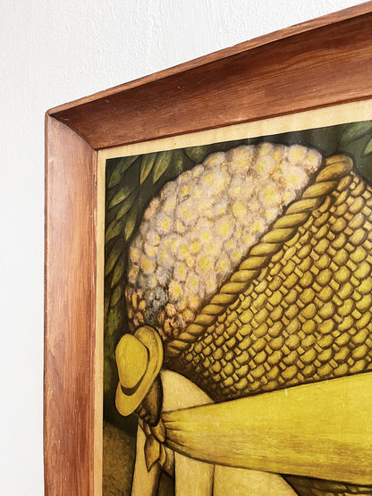 Large Original Diego Rivera Framed Lithogravure