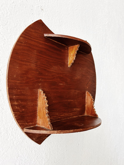 Primitive Handmade Wood Wall Shelf