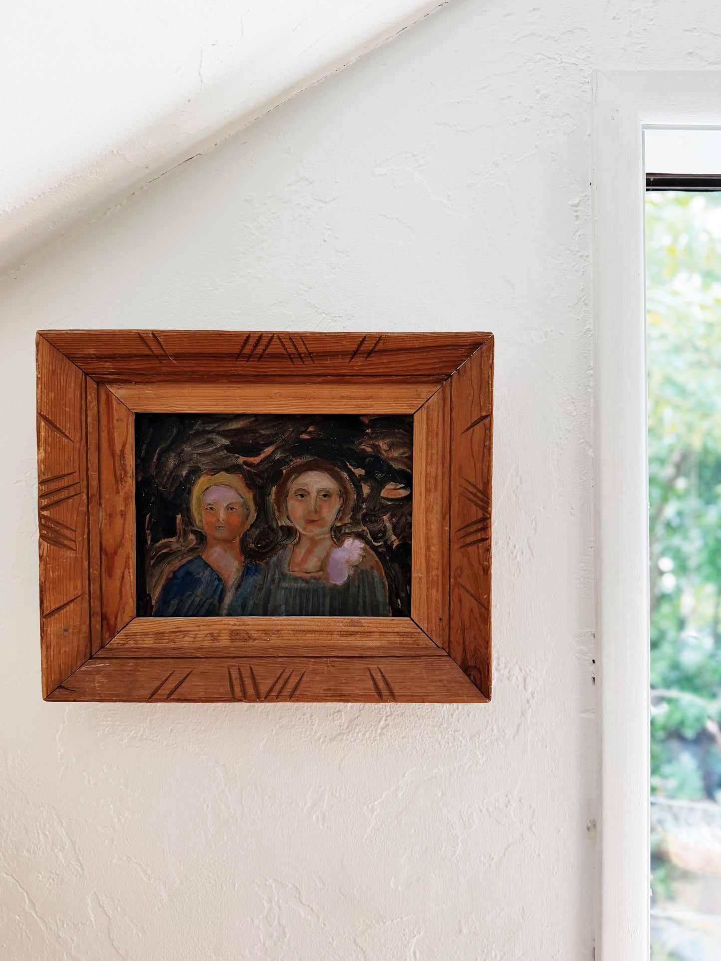 Antique Folk Art Painting