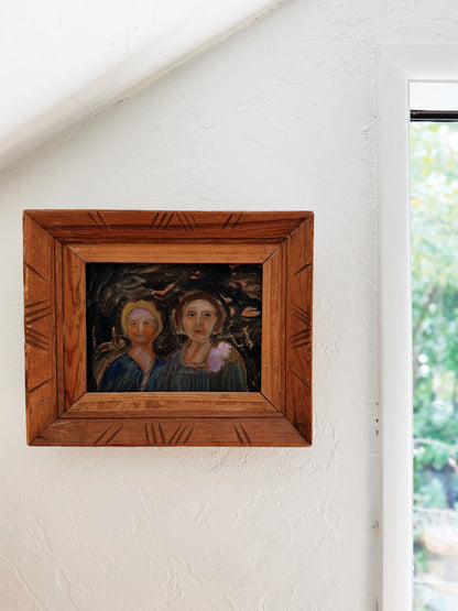 Antique Folk Art Painting