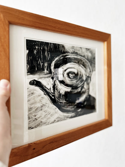 Original Vintage Framed Etching