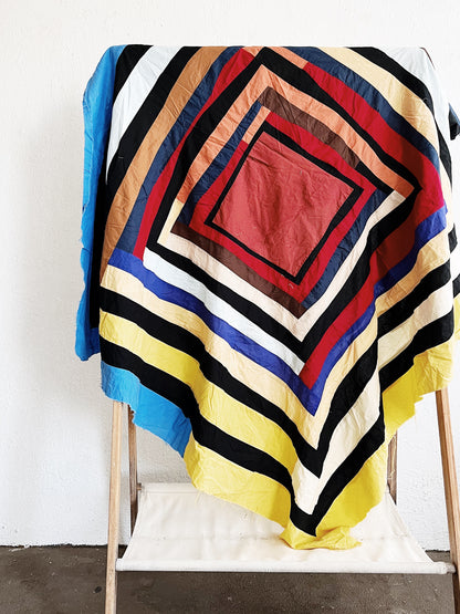 Freeform Patchwork Quilt Topper