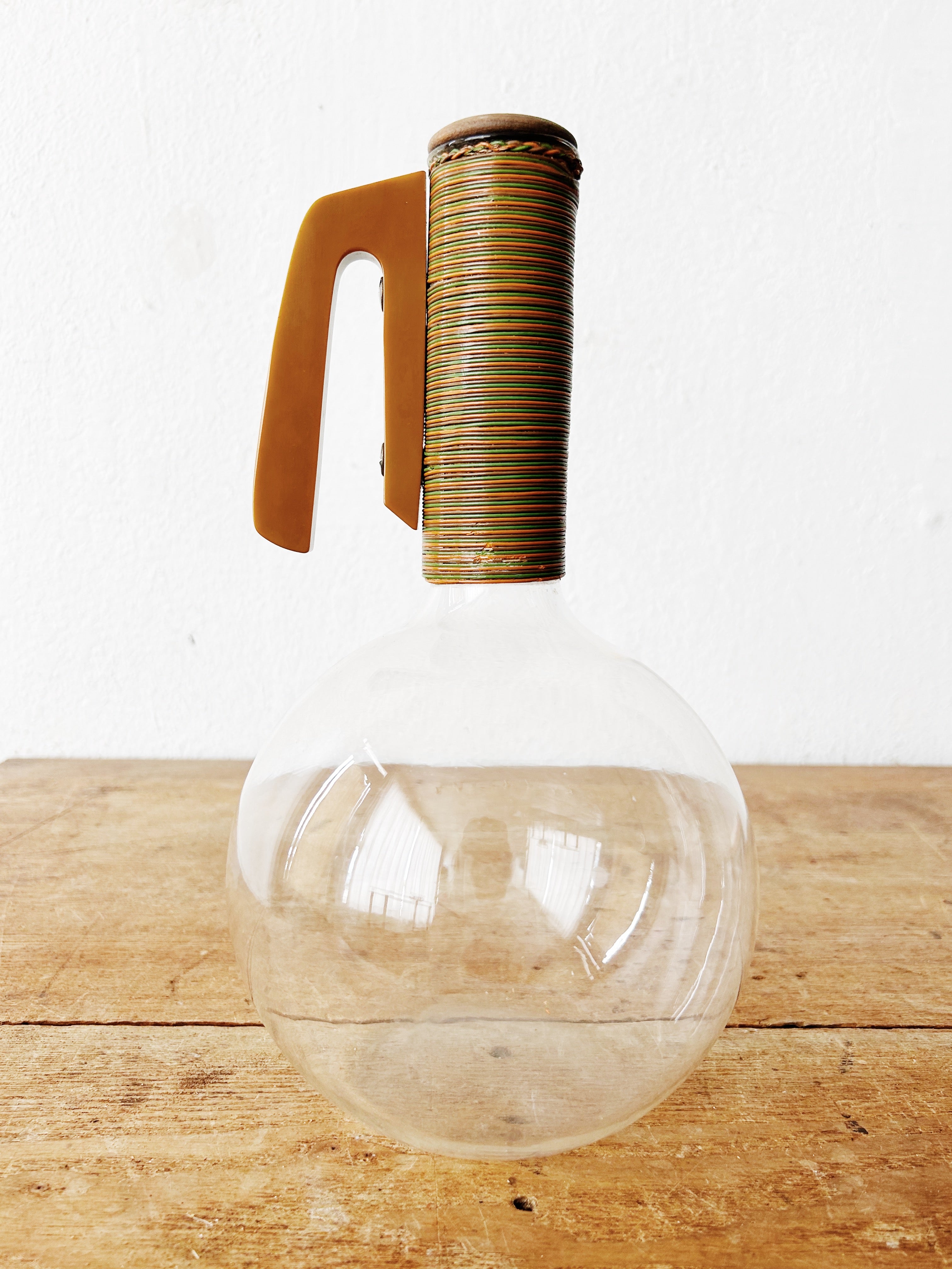 Mid Century Pyrex Blown Glass Decanter
