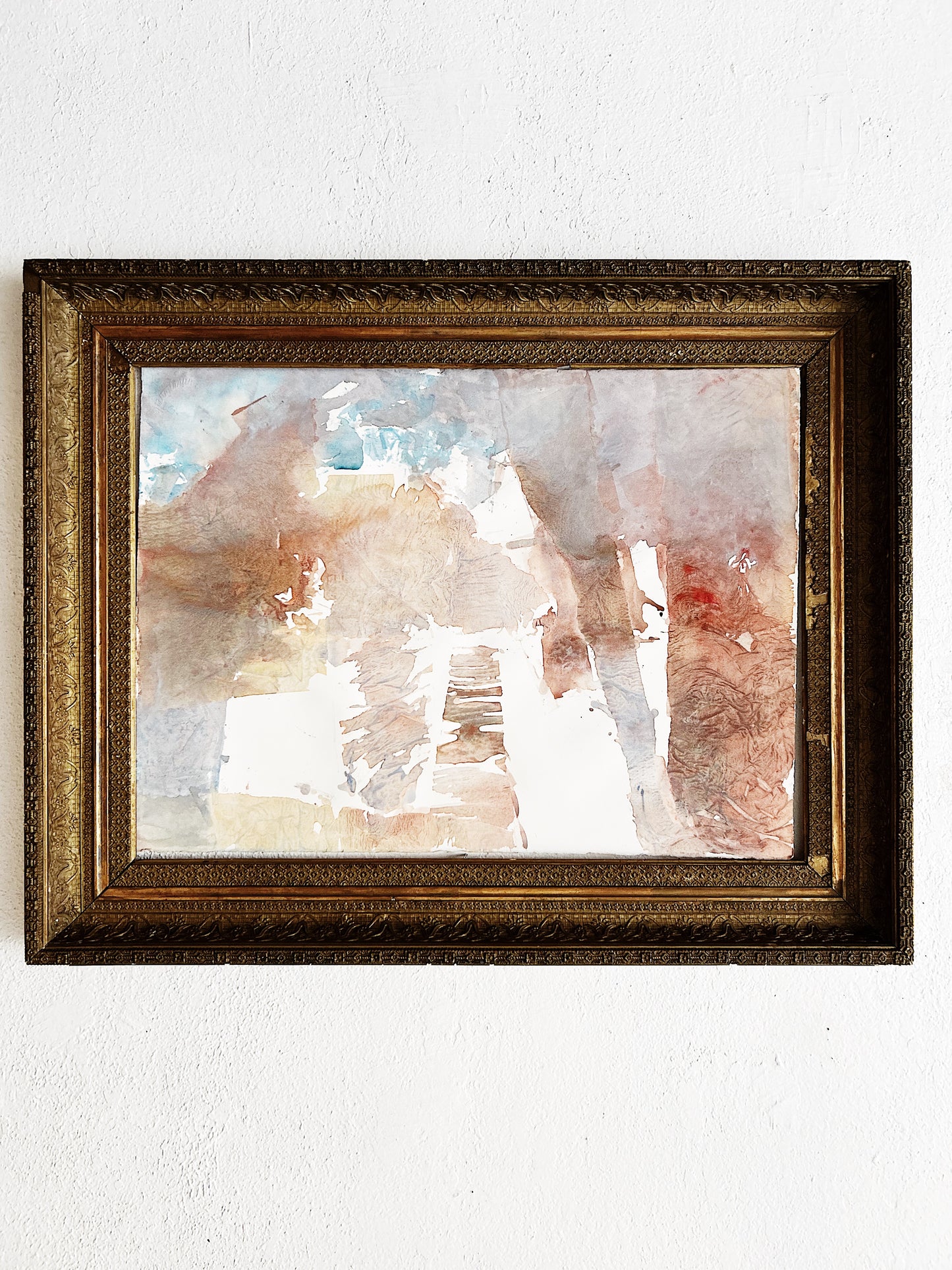 Mid Century Watercolor Painting