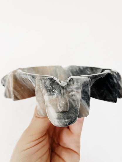 Vintage Marble Ashtray or Incense Bowl