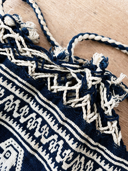 Vintage Otomi Folk Bag