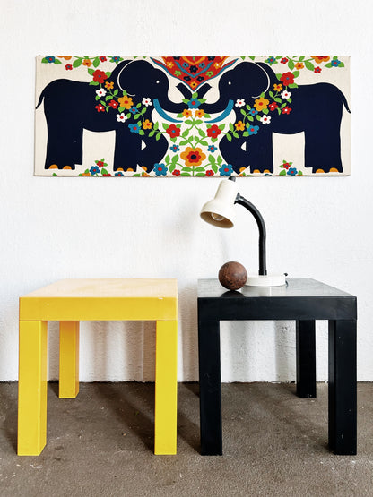 Vintage Plastic Parsons Side Table