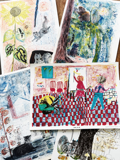 Mid Century Oversized Print