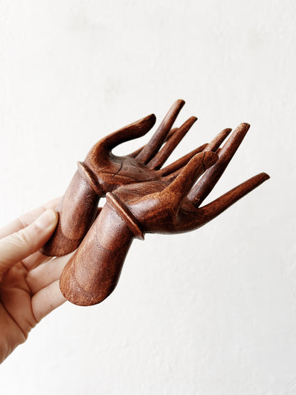 Vintage Wood Hands