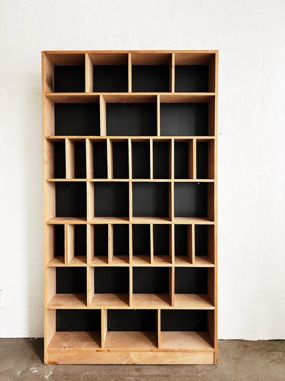 Handmade Wall Sized Cubby Shelf