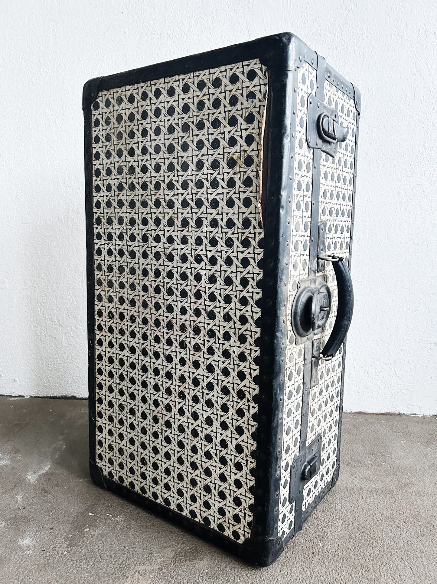 Antique Shwayder Bros. Trunk/Foot Locker