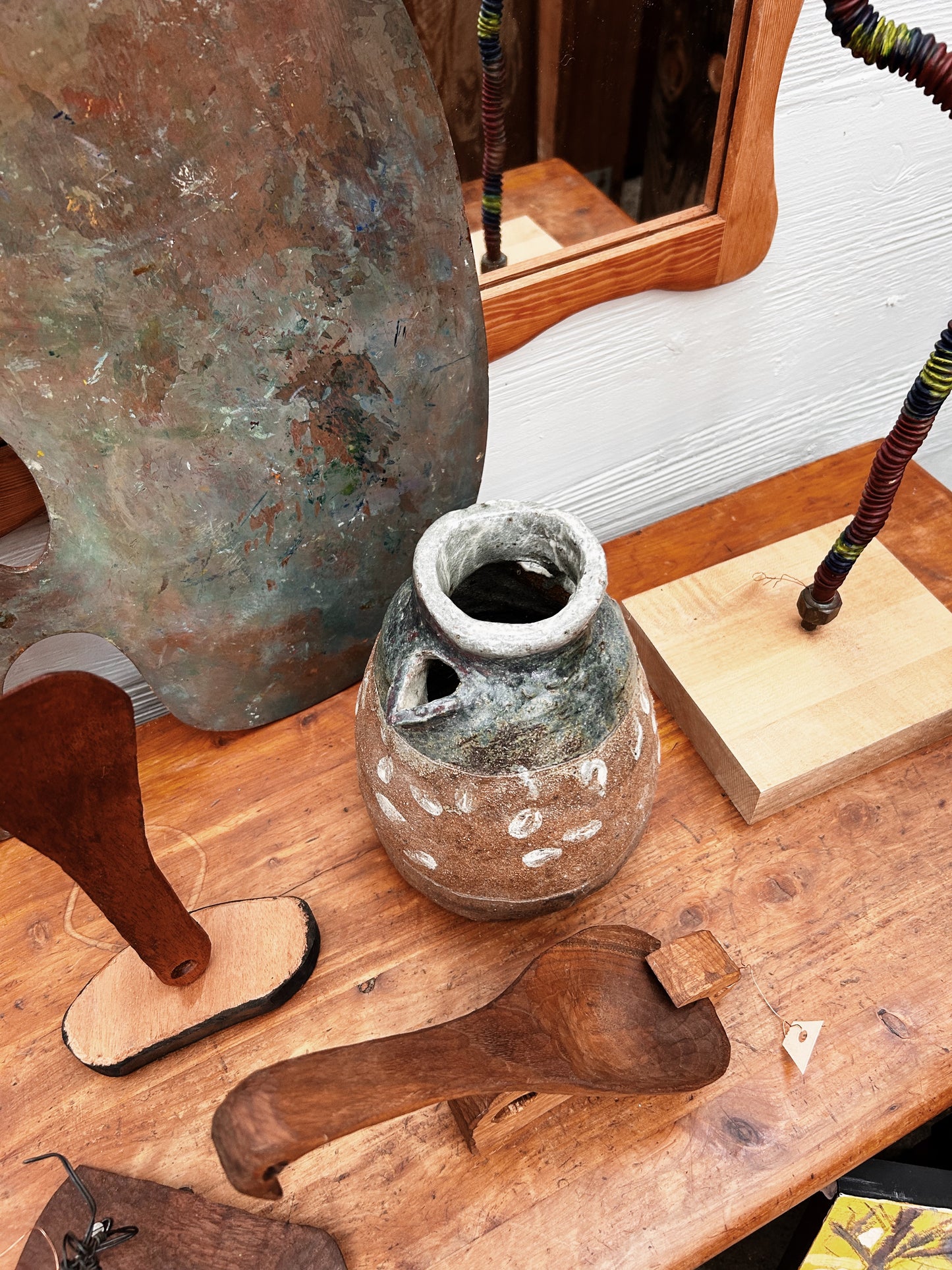 Vintage Robert McWilliams Folk Art Spoon Sculpture