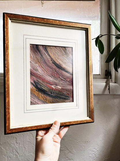 Vintage Abstract Oil Painting