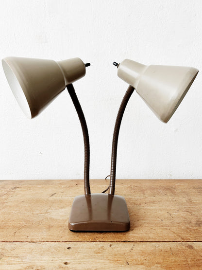 Mid Century Double Task Lamp