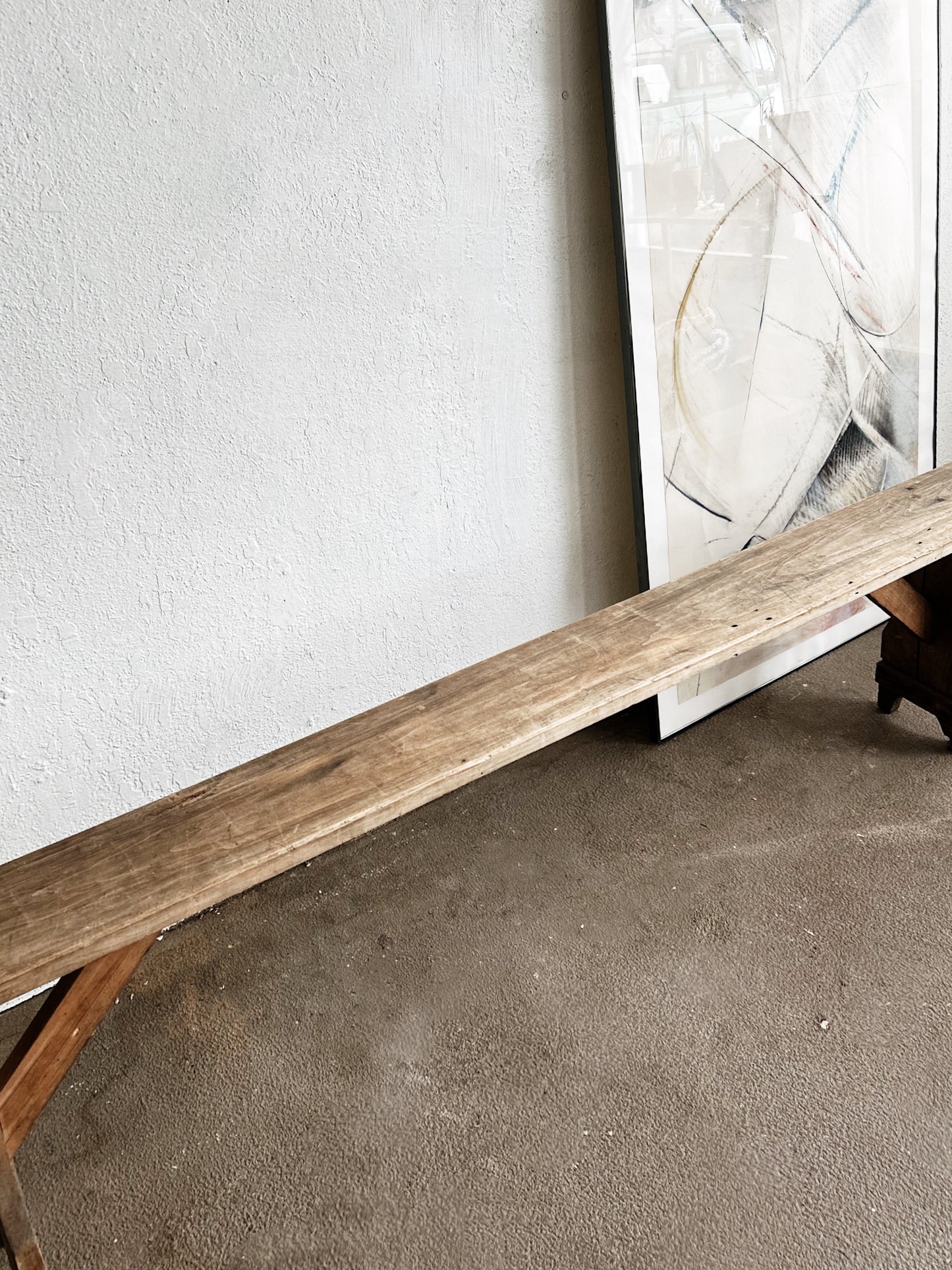 Primitive Wood Bench