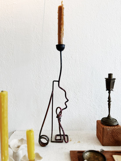 Vintage Handwrought Candlestick
