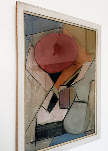 Original Abstract Cubist Painting