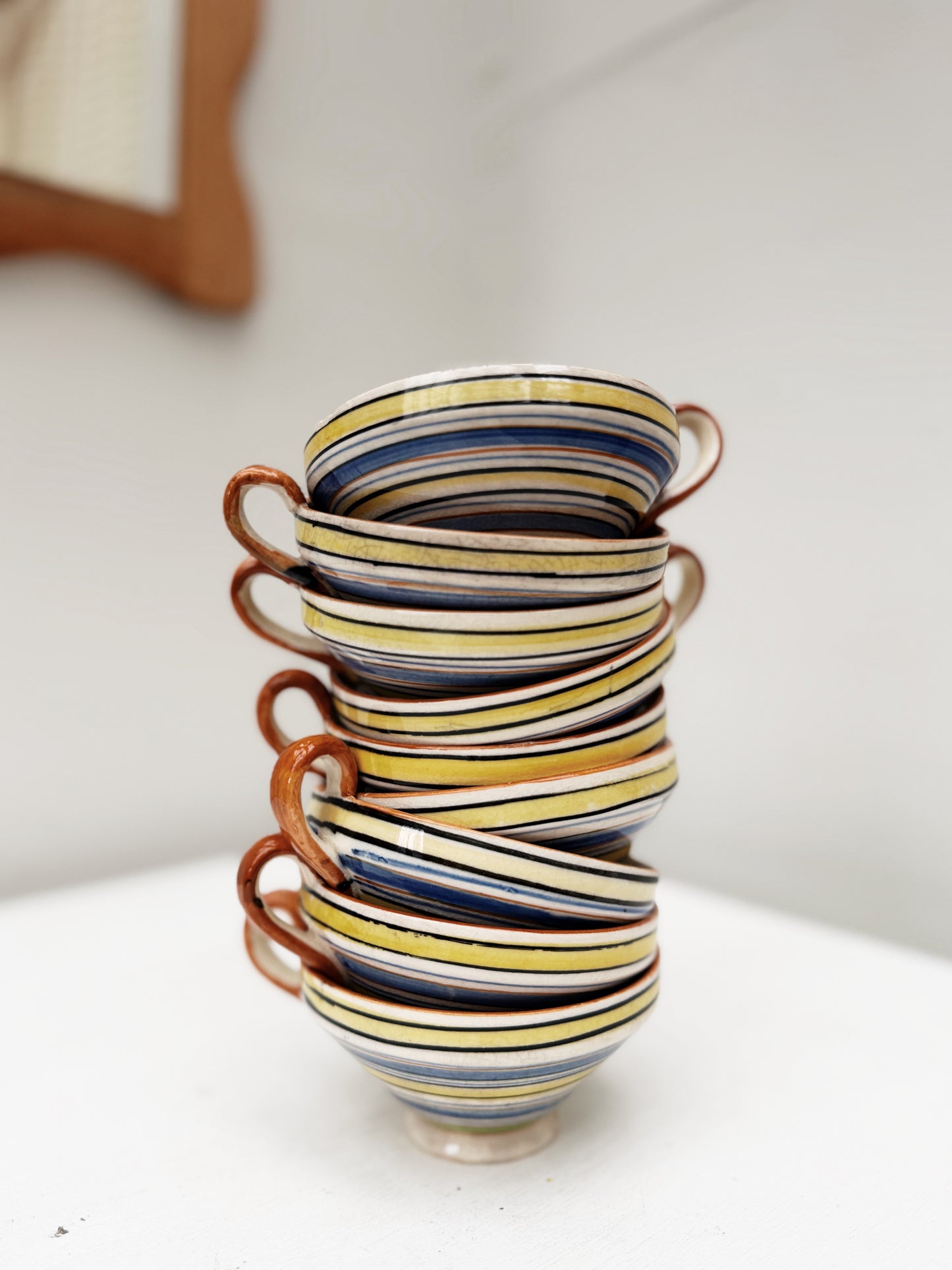Set 4 Vintage Japanese Cups