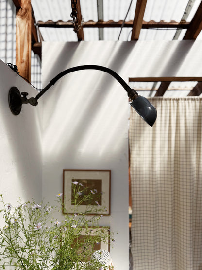 1930s Industrial  Gooseneck Lamp