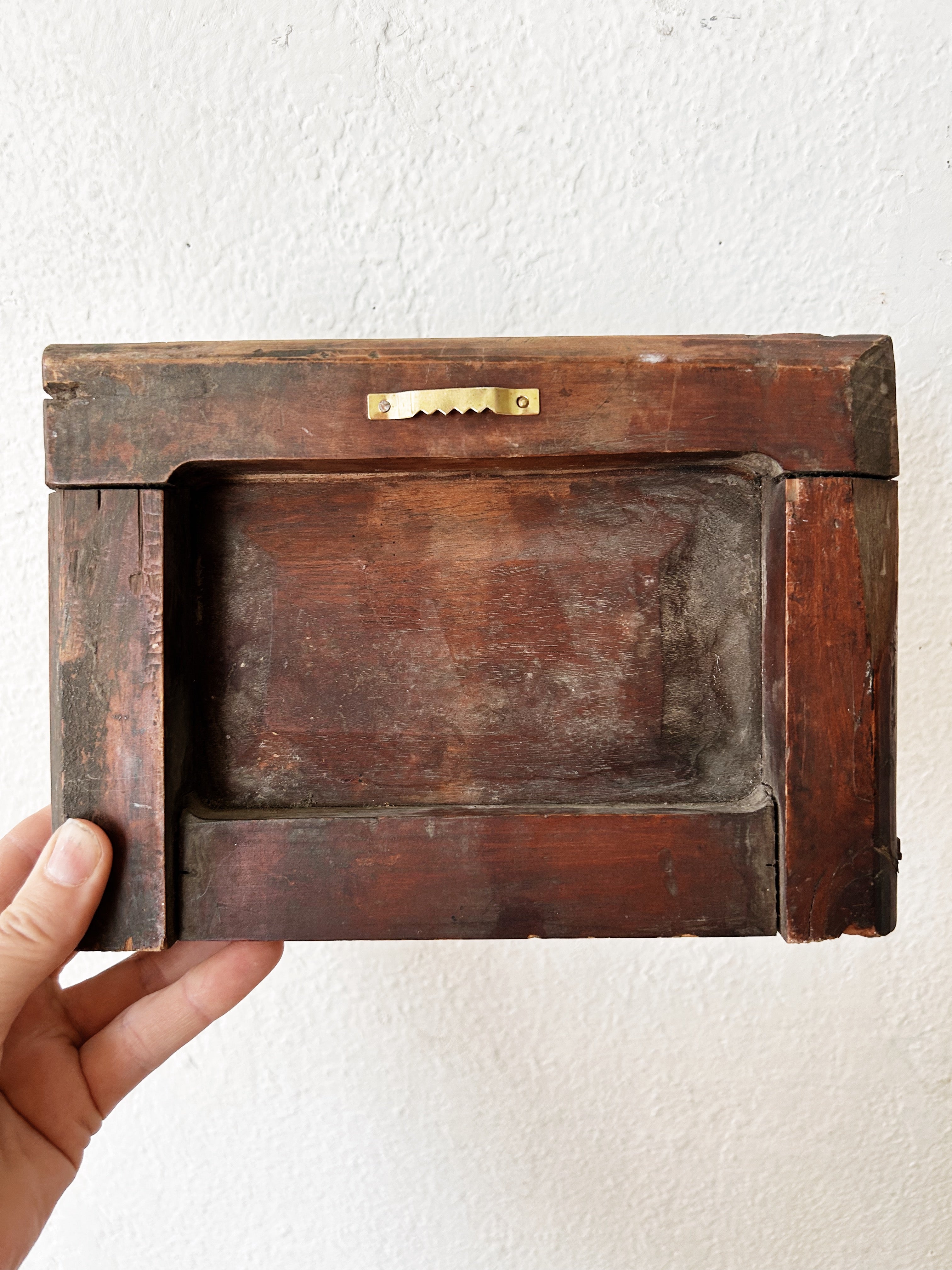 Antique Carved Wood Plaque - Thumbnail 4