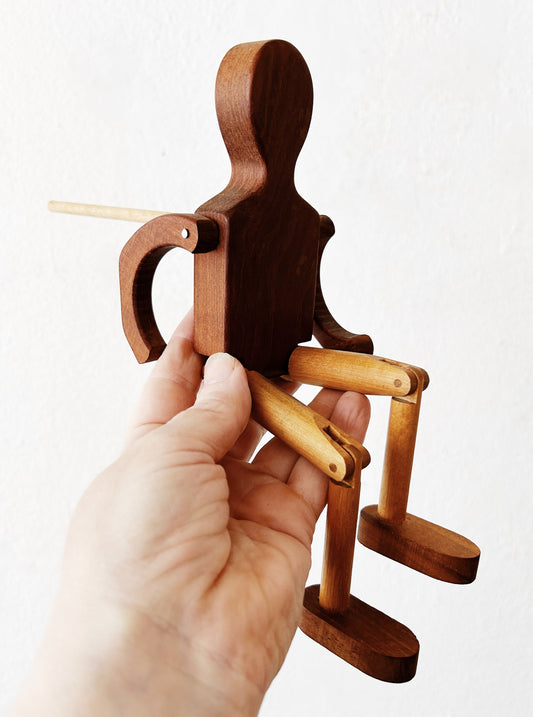 Vintage Folk Art Walking Man