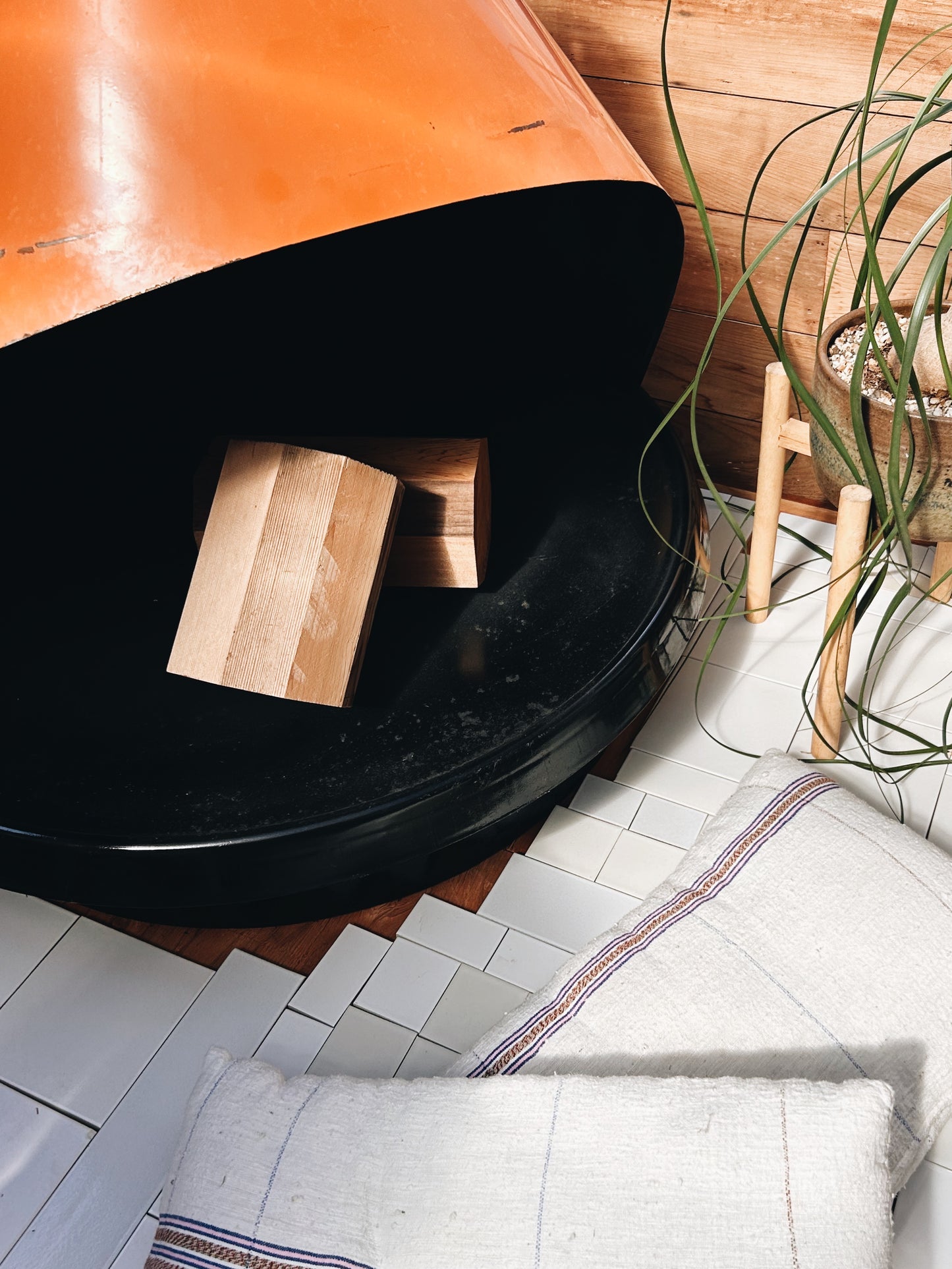 Mid Century Fireplace