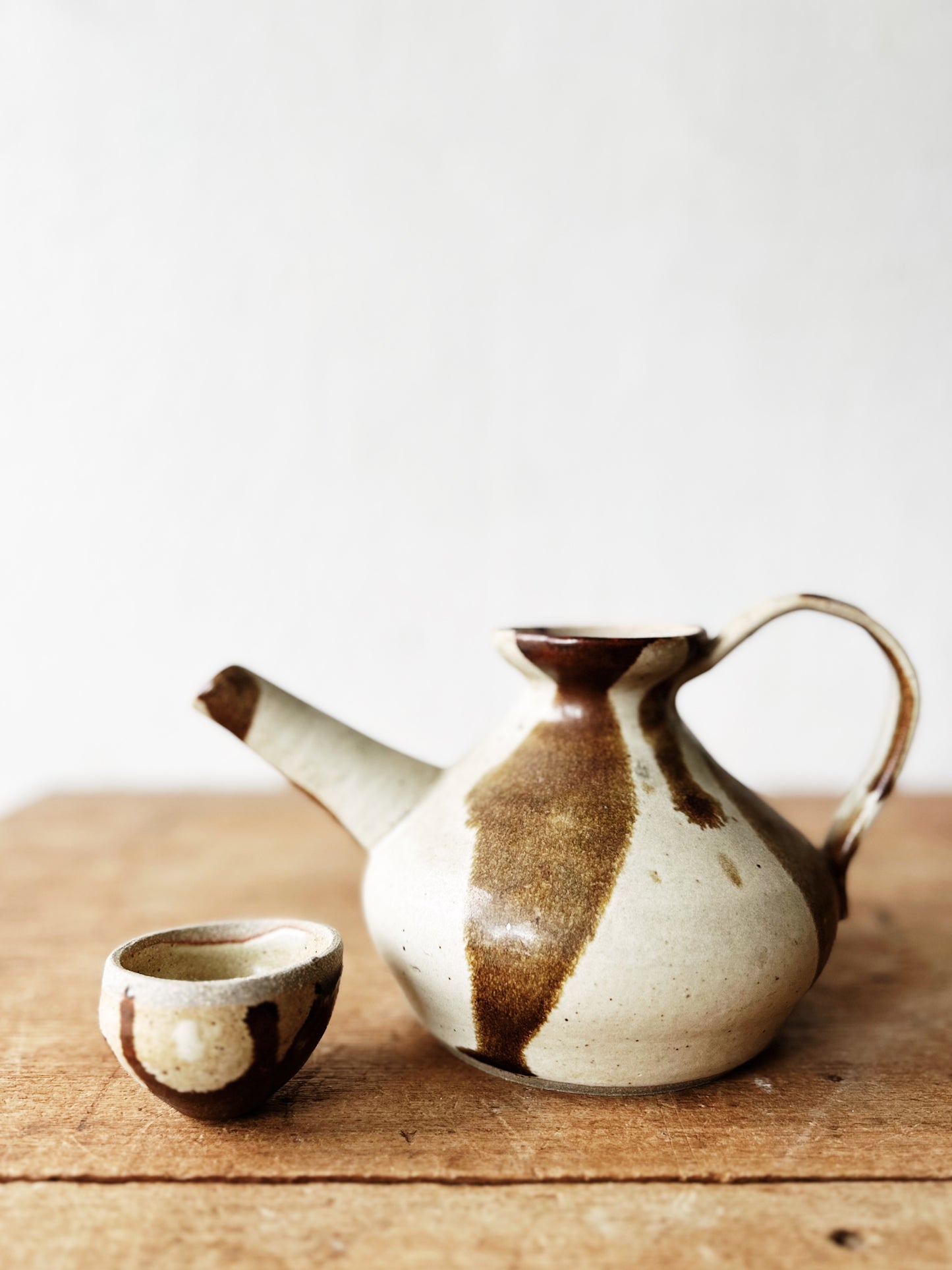 Handmade Ceramic Teapot and Cup