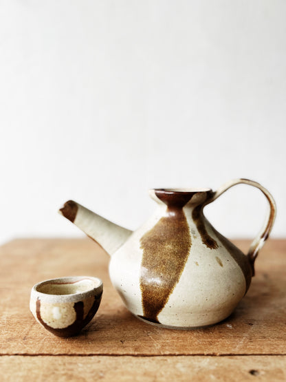 Handmade Ceramic Teapot and Cup