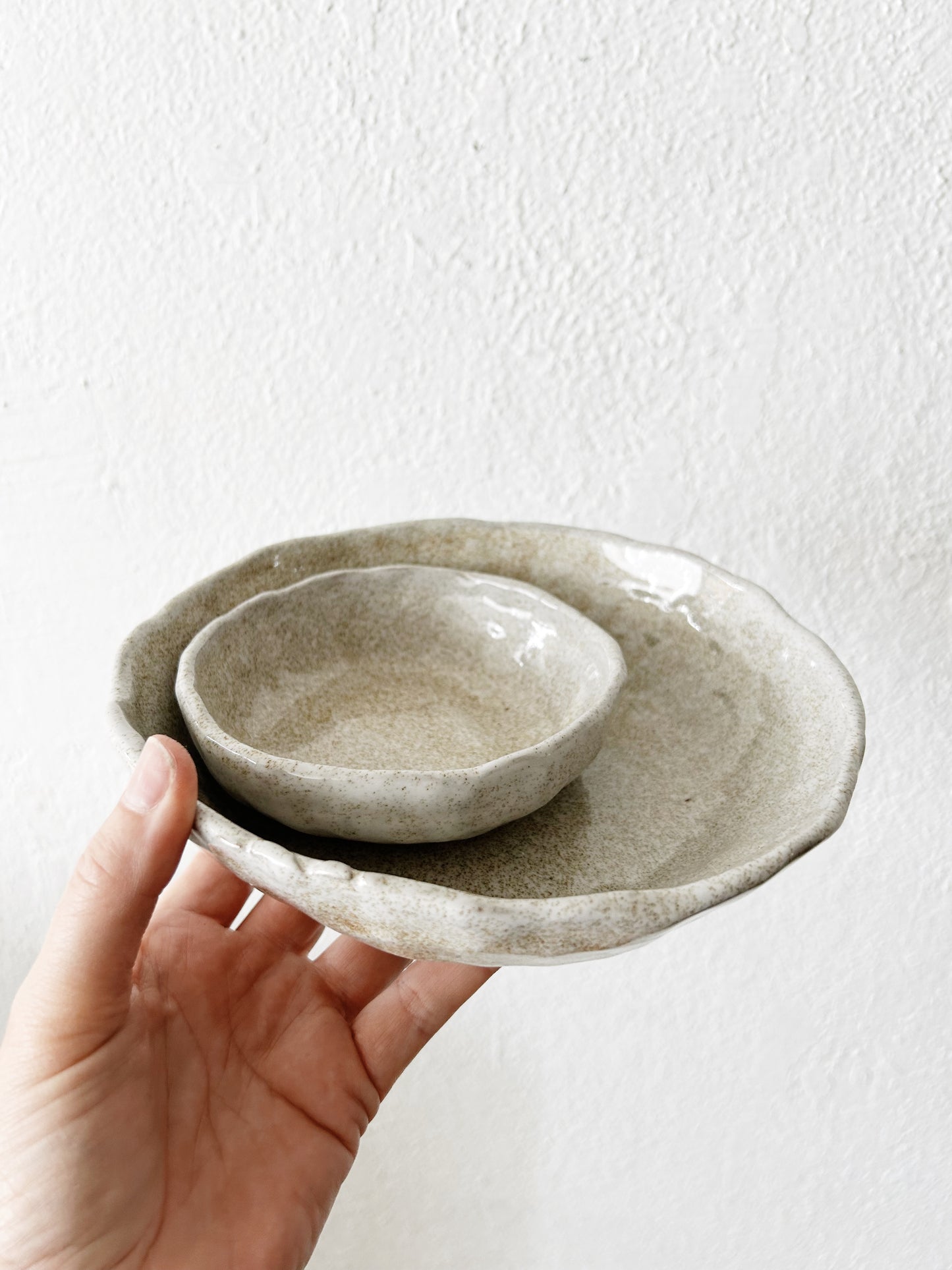 Pair of Handmade Dishes