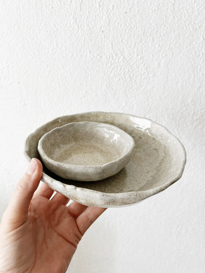 Pair of Handmade Dishes
