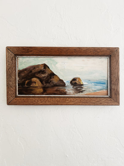Vintage Seascape Painting