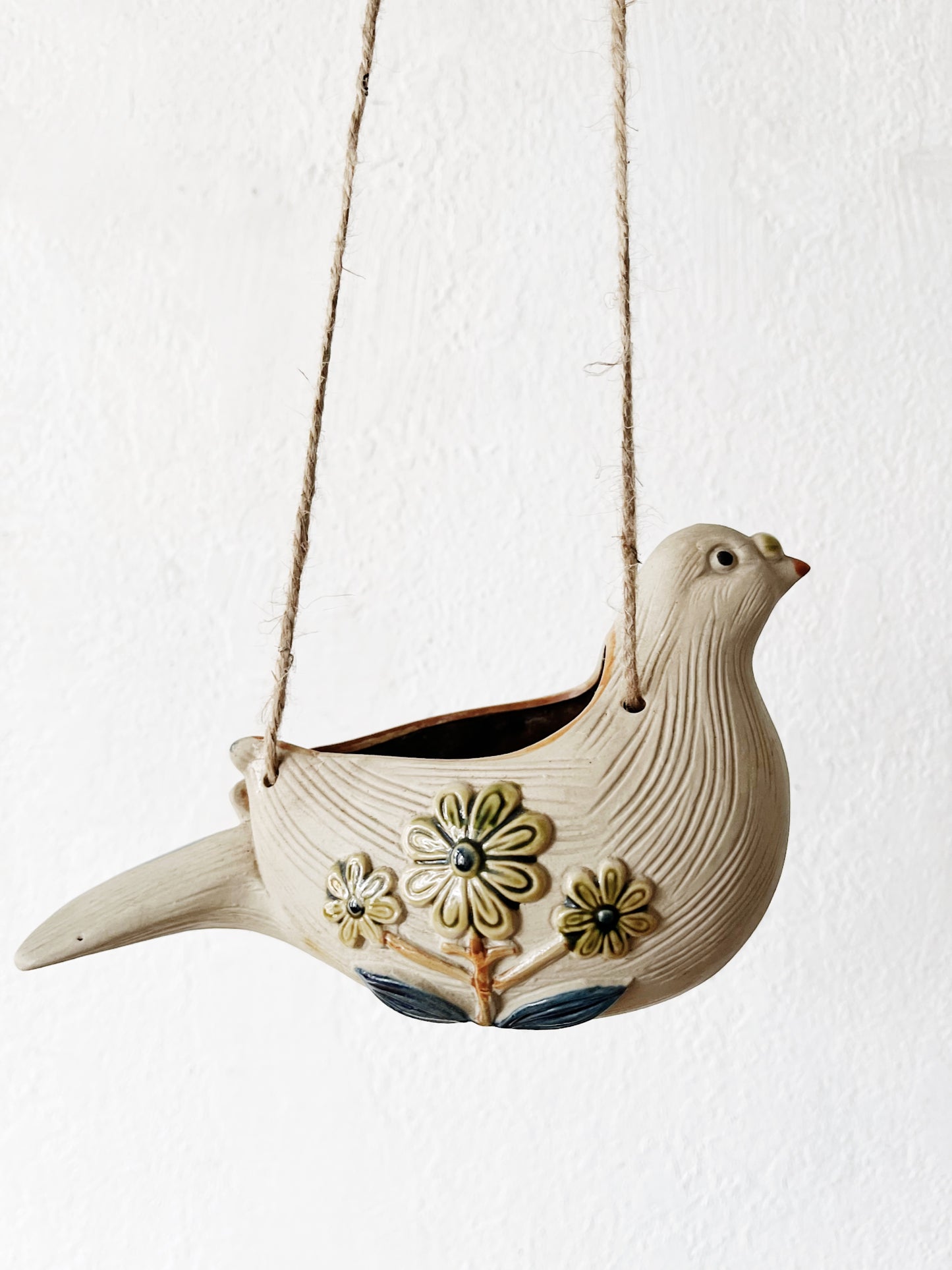 Vintage Ceramic Bird Planter