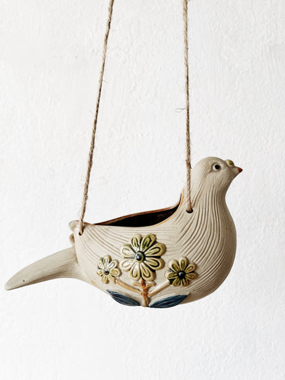 Vintage Ceramic Bird Planter