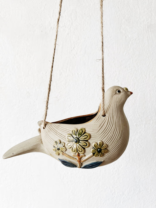 Vintage Ceramic Bird Planter