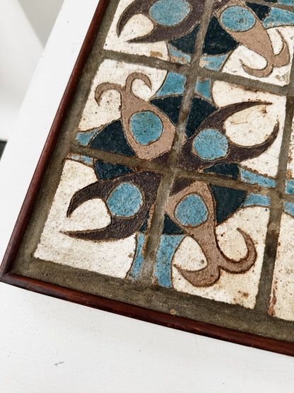 Vintage Spanish Ceramic Tile Art