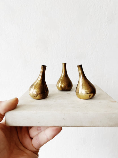 Danish Modern Teardrop Candle Holders and Candles