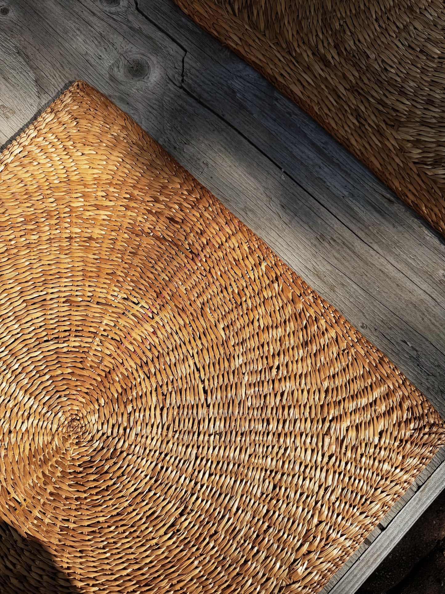 Pair Vintage Seagrass Tatami Mats