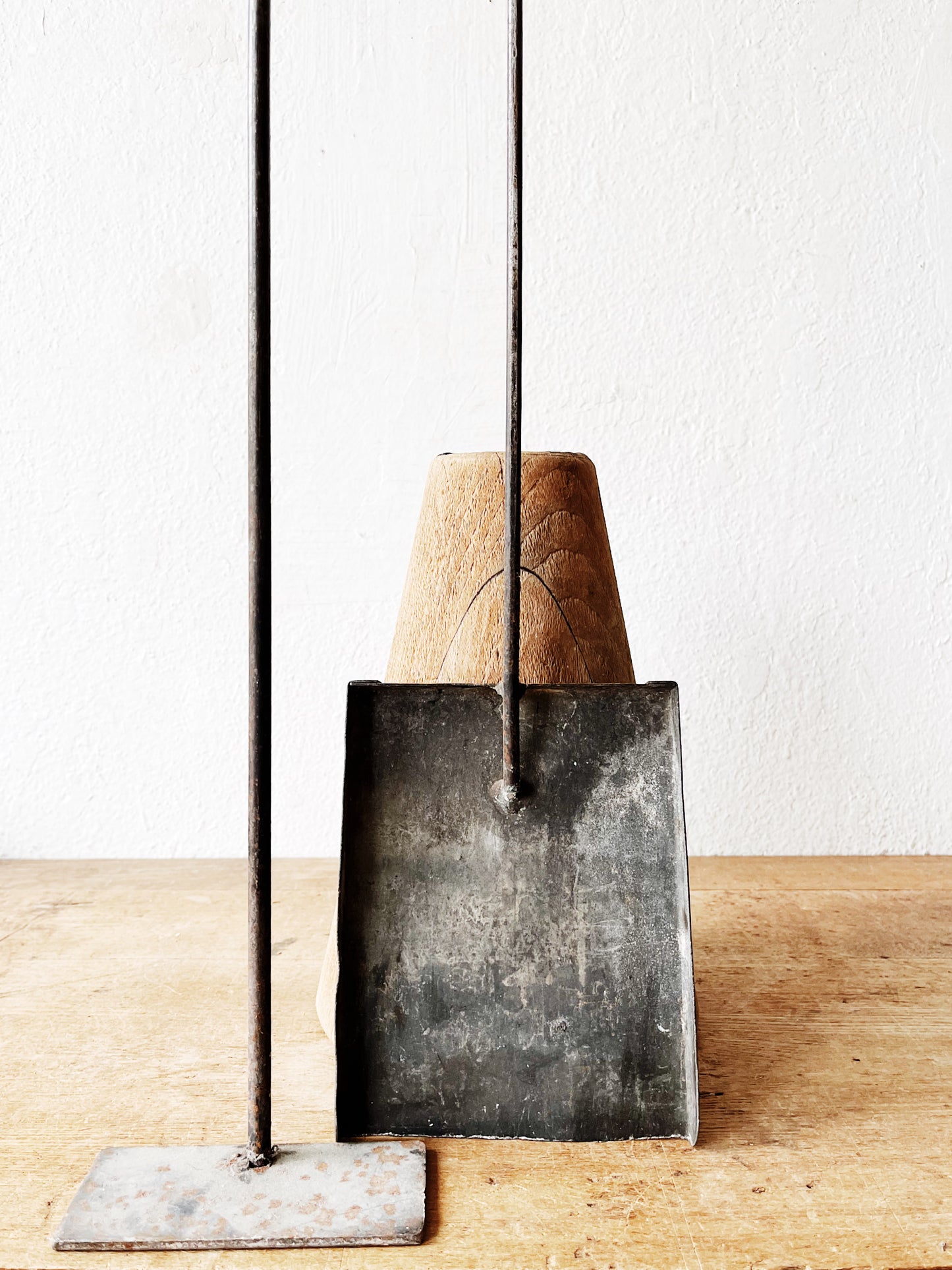 Pair Hand Forged Fireplace Tools