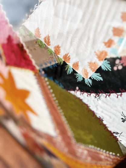 Antique Framed Crazy Quilt