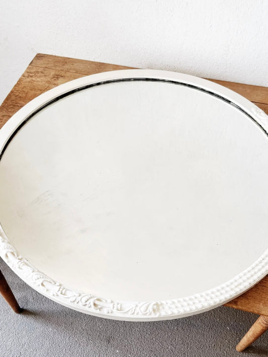 Antique Round Mirror