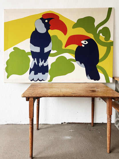 Large Vintage Marimekko ‘Pepe’ Textile Art