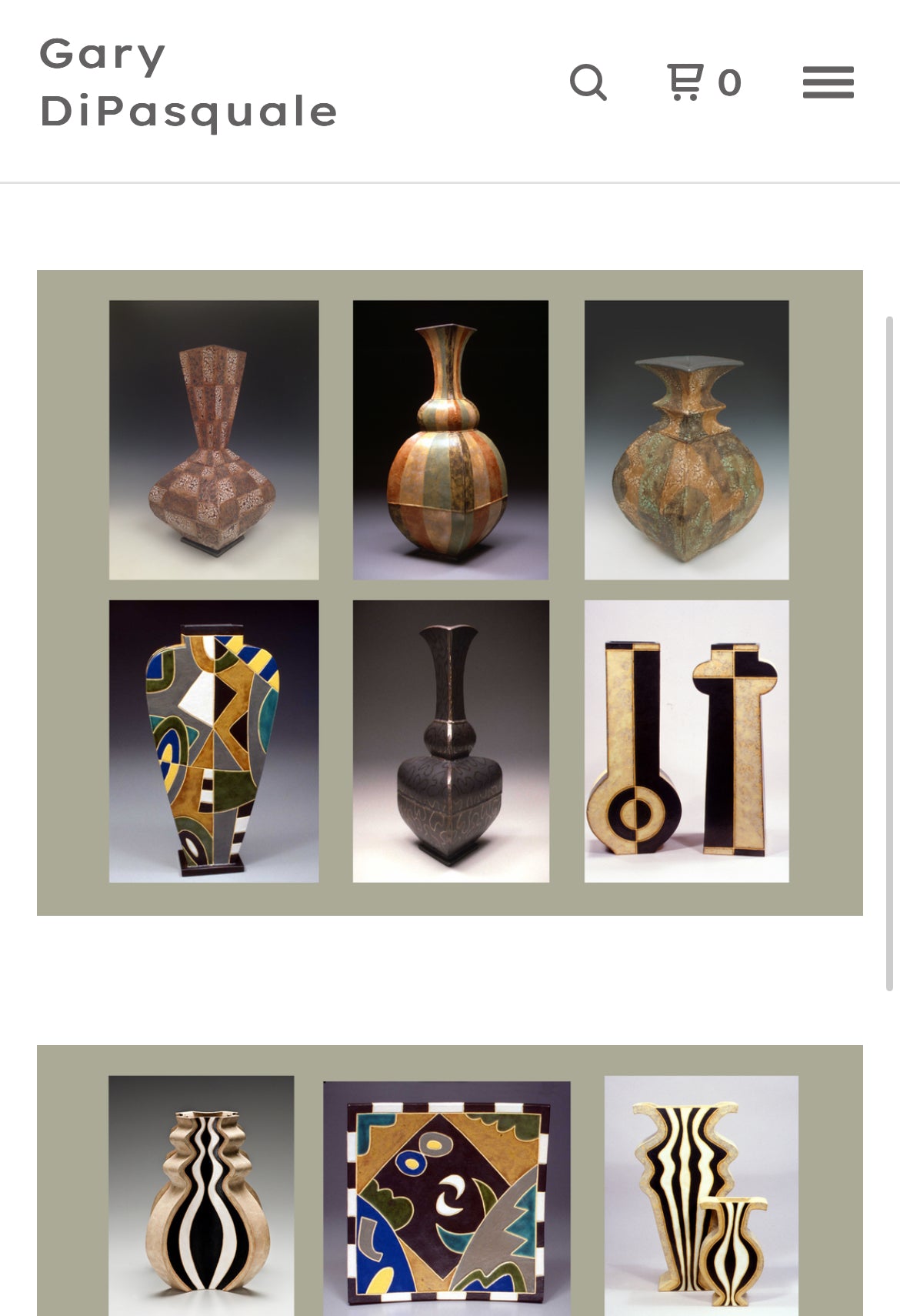 Vintage Dipasquale Ceramic Vase