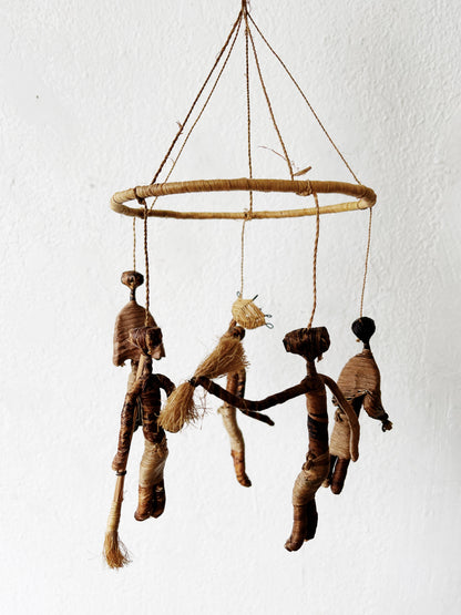 Handmade Vintage African Mobile